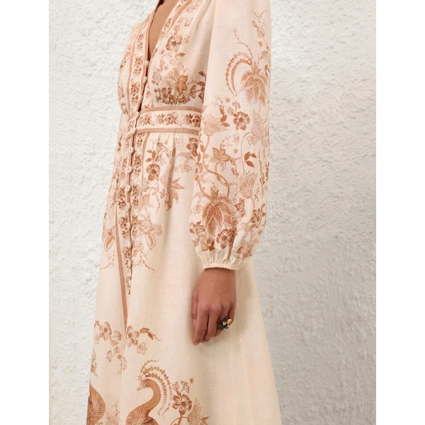 Elevate your elegance in this Zimmermann Dresses available now at Luxury Shoes 