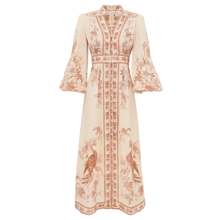 Elevate your elegance in this Zimmermann Dresses available now at Luxury Shoes 