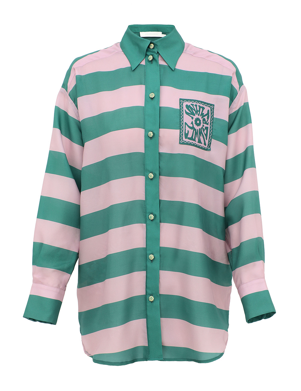 Zimmermann Indra Stripe Relaxed Shirt