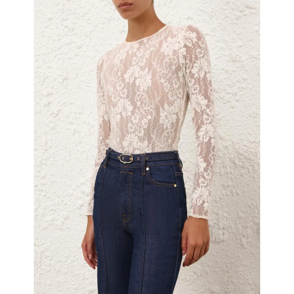 Elevate your elegance in this Zimmermann Tops available now at Luxury Shoes 