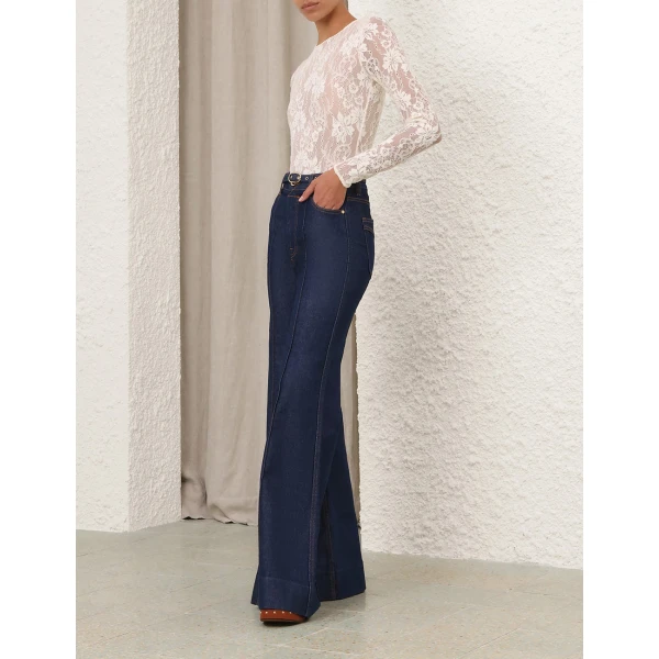 Elevate your elegance in this Zimmermann Tops available now at Luxury Shoes 