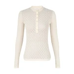 Zimmermann Lace Knit Buttoned Top | Ready to Wear Collection Luxury Shoes Elevate your elegance in this Zimmermann Knitwear available now at Luxury Shoes