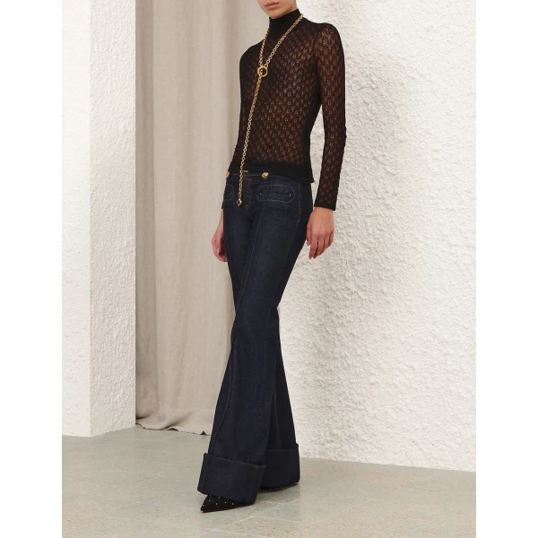Elevate your elegance in this Zimmermann Knitwear available now at Luxury Shoes 