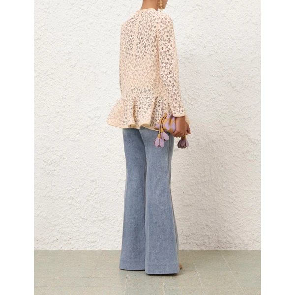 Elevate your elegance in this Zimmermann Tops available now at Luxury Shoes 