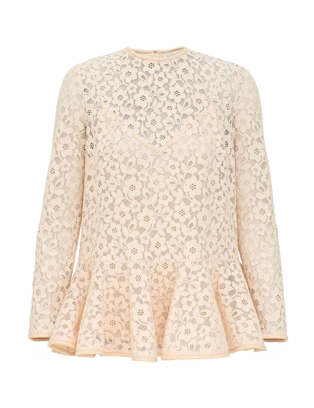 Zimmermann Lace Peplum Blouse | Ready to Wear Collection Luxury Shoes Elevate your elegance in this Zimmermann Tops available now at Luxury Shoes