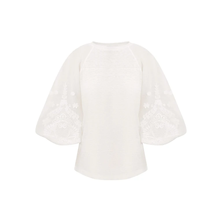 Elevate your elegance in this Zimmermann Tops available now at Luxury Shoes 