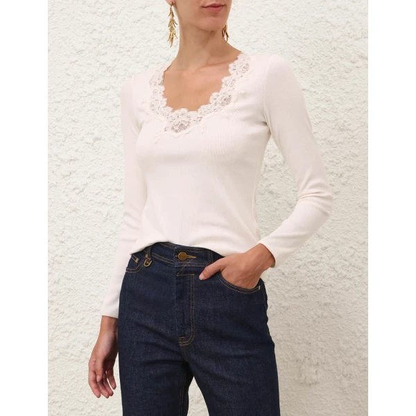 Elevate your elegance in this Zimmermann Tops available now at Luxury Shoes 
