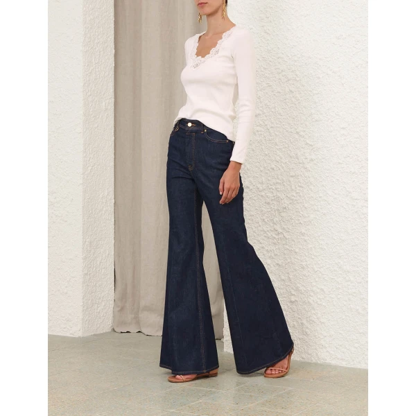 Elevate your elegance in this Zimmermann Tops available now at Luxury Shoes 