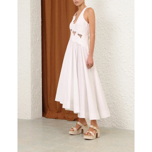 Elevate your elegance in this Zimmermann Dresses available now at Luxury Shoes 