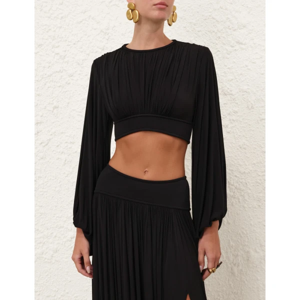 Elevate your elegance in this Zimmermann Tops available now at Luxury Shoes 