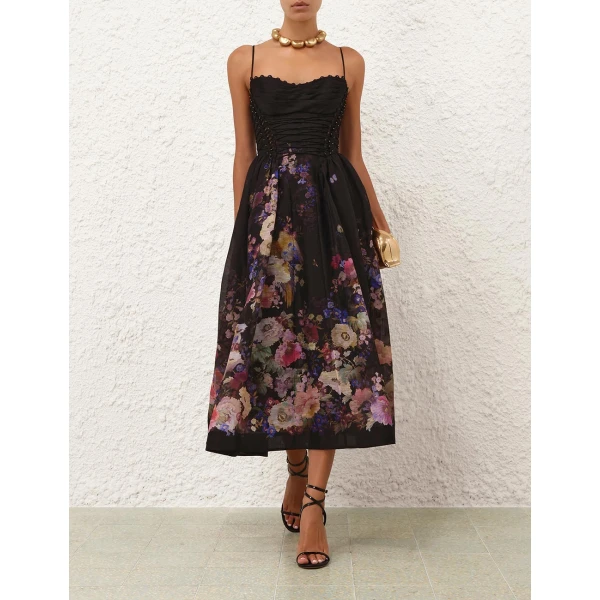 Elevate your elegance in this Zimmermann Dresses available now at Luxury Shoes 