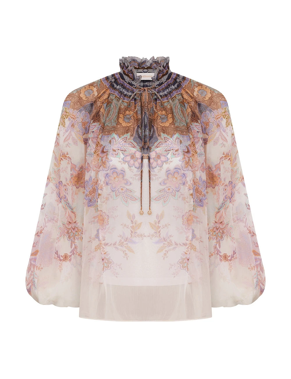 Zimmermann Luna Billow Blouse | Ready to Wear Collection Luxury Shoes Elevate your elegance in this Zimmermann Tops available now at Luxury Shoes