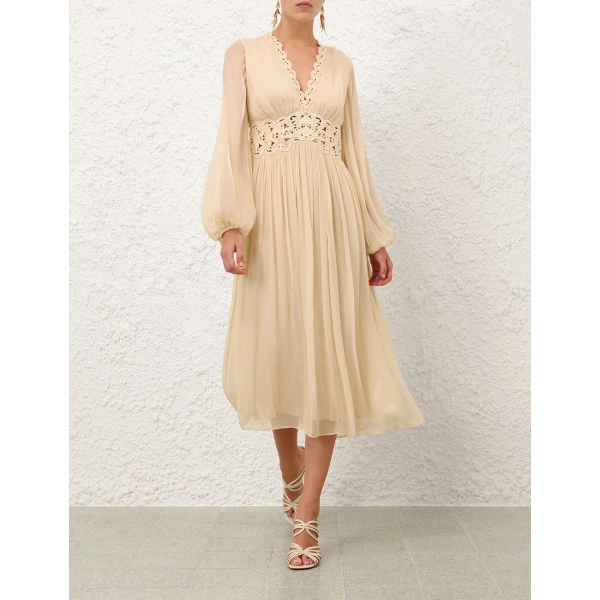 Elevate your elegance in this Zimmermann Dresses available now at Luxury Shoes 
