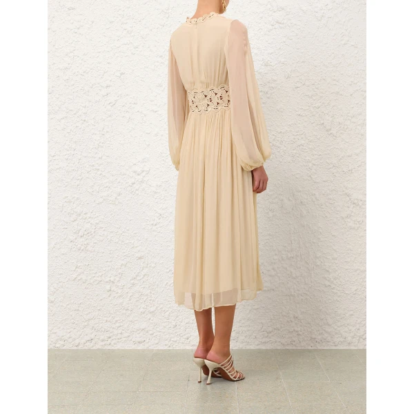 Elevate your elegance in this Zimmermann Dresses available now at Luxury Shoes 