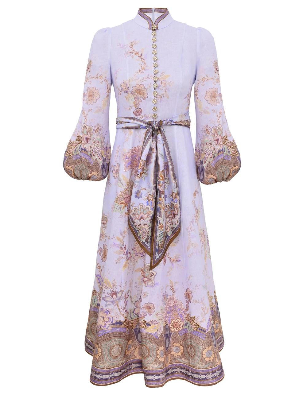 Zimmermann Luna Button Midi Dress | Ready to Wear Collection Luxury Shoes Elevate your elegance in this Zimmermann Dresses available now at Luxury Shoes