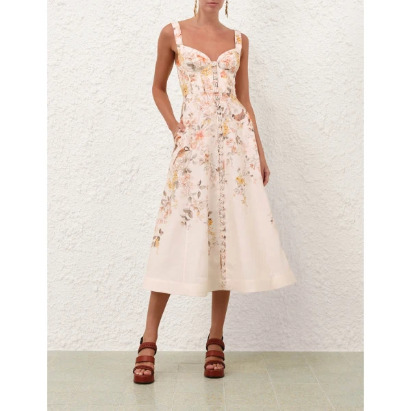 Elevate your elegance in this Zimmermann Dresses available now at Luxury Shoes 