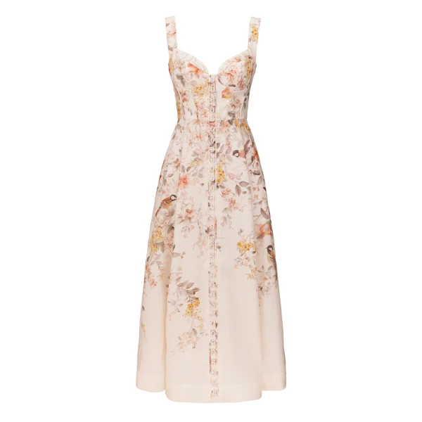 Elevate your elegance in this Zimmermann Dresses available now at Luxury Shoes 