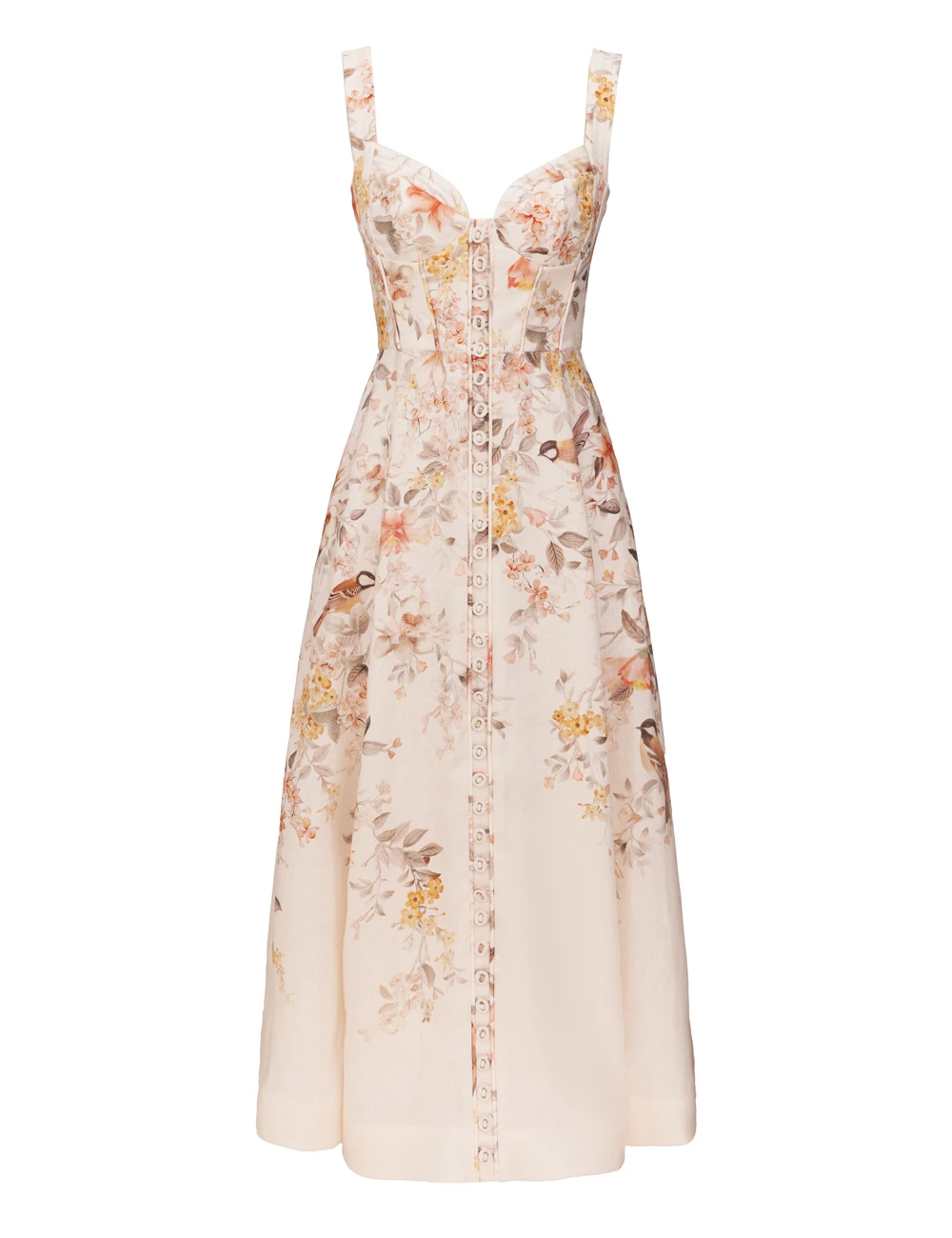Zimmermann Luna Buttoned Picnic Dress | Ready to Wear Collection Luxury Shoes Elevate your elegance in this Zimmermann Dresses available now at Luxury Shoes