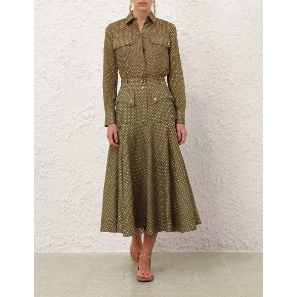 Elevate your elegance in this Zimmermann Skirts available now at Luxury Shoes 