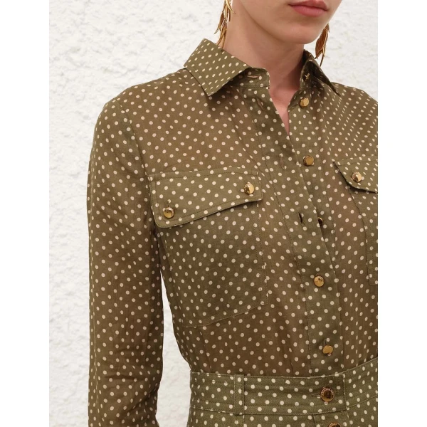 Elevate your elegance in this Zimmermann Tops available now at Luxury Shoes 