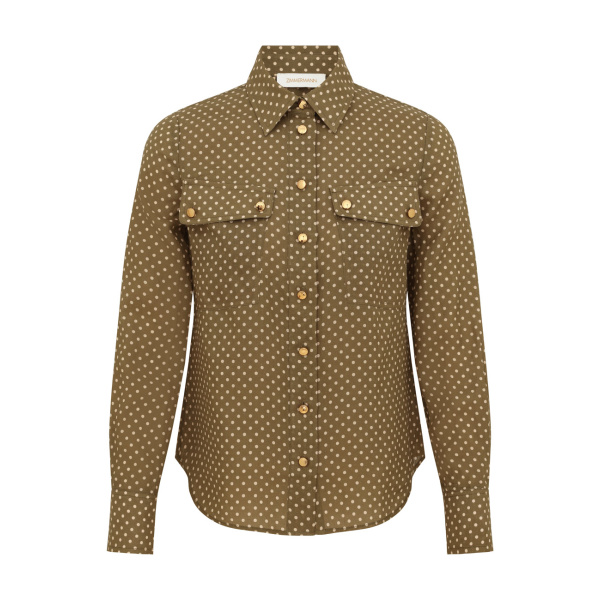 Elevate your elegance in this Zimmermann Tops available now at Luxury Shoes 