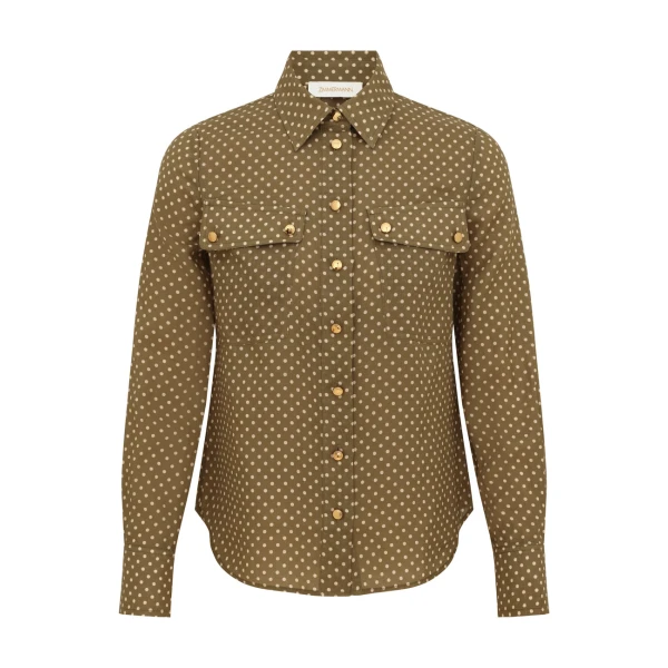 Elevate your elegance in this Zimmermann Tops available now at Luxury Shoes 