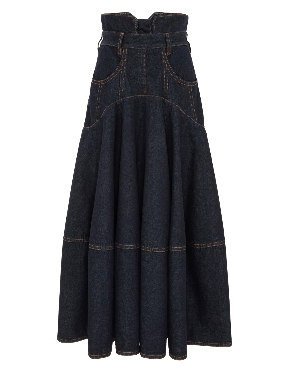 Zimmermann Luna Denim Midi Skirt