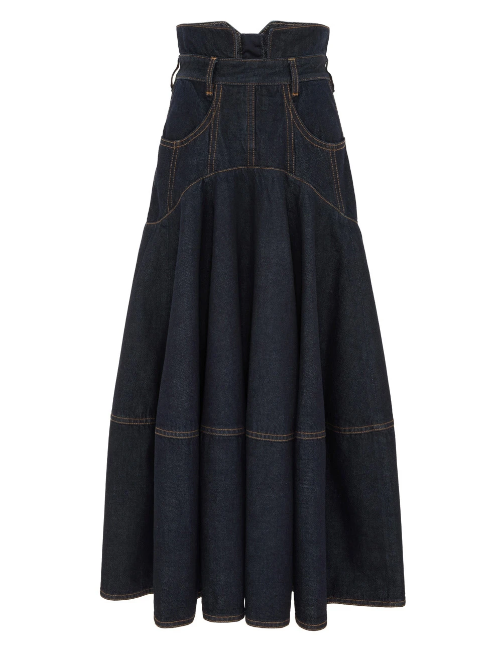 Zimmermann Luna Denim Midi Skirt | Ready to Wear Collection Luxury Shoes Elevate your elegance in this Zimmermann Pants available now at Luxury Shoes