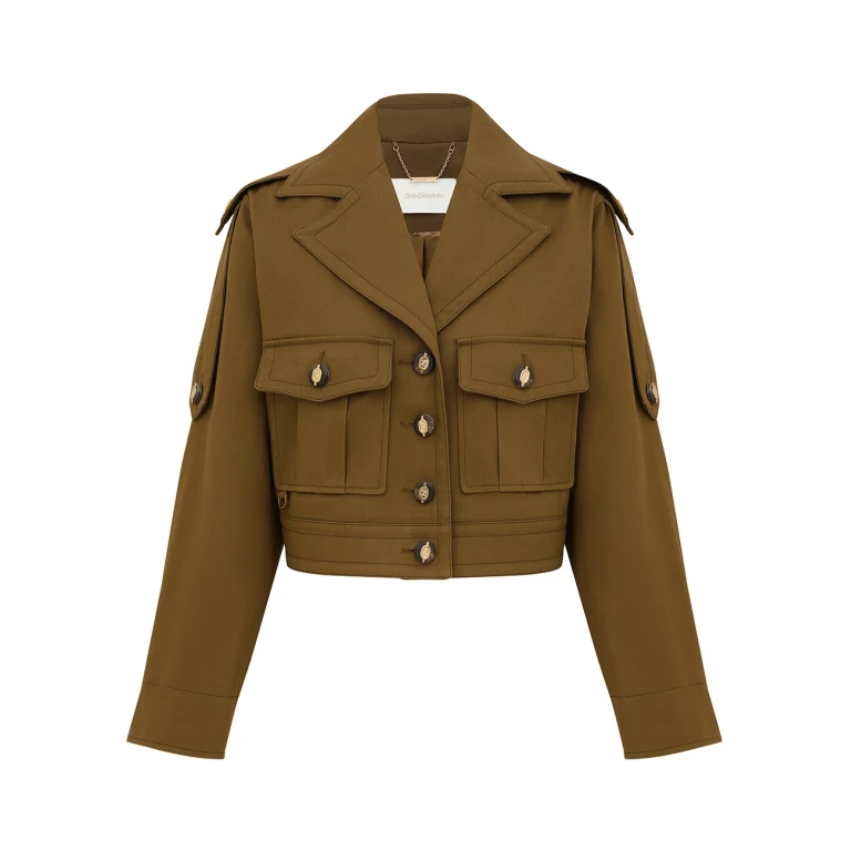 Luna Drill Cargo Jacket