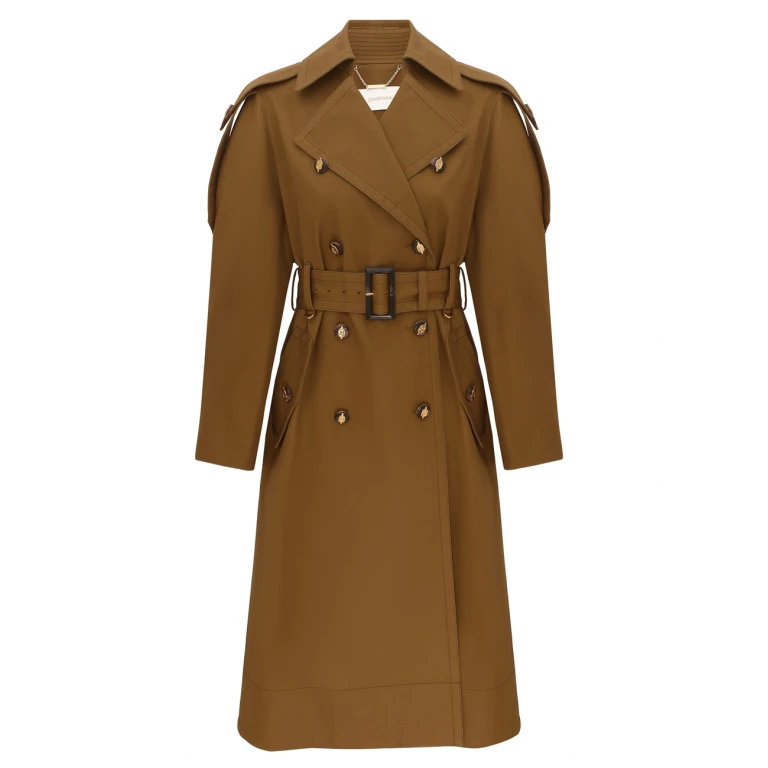 Luna Drill Trenchcoat