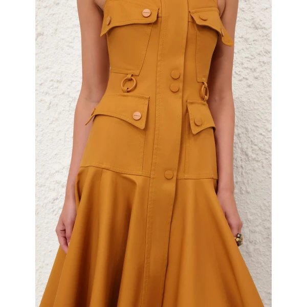 Elevate your elegance in this Zimmermann Dresses available now at Luxury Shoes 