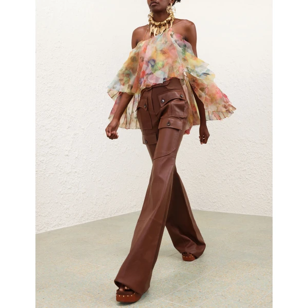 Elevate your elegance in this Zimmermann Tops available now at Luxury Shoes 