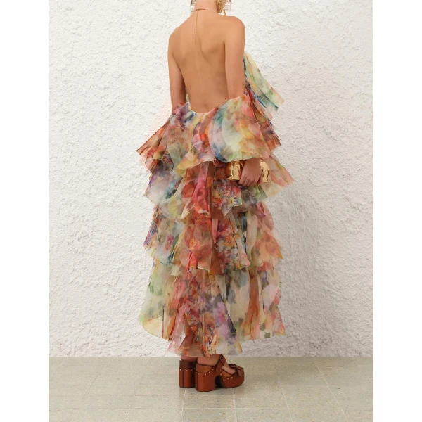 Elevate your elegance in this Zimmermann Dresses available now at Luxury Shoes 