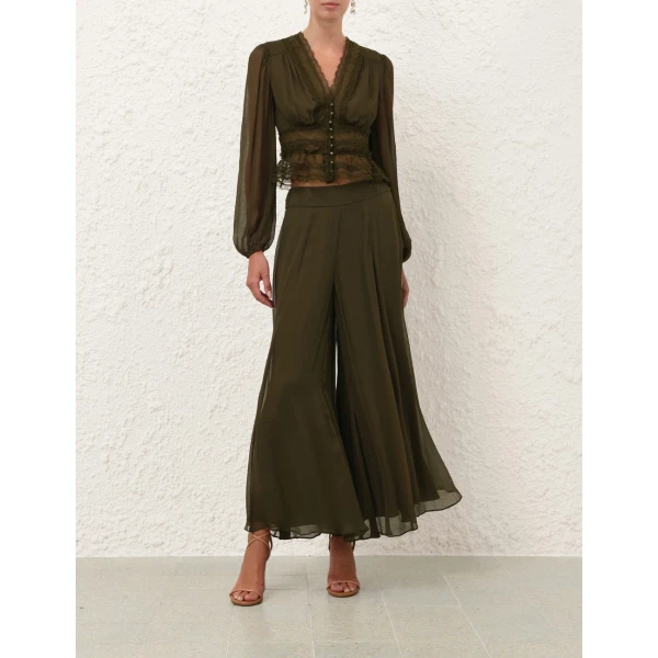 Elevate your elegance in this Zimmermann Pants available now at Luxury Shoes 