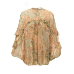 Elevate your elegance in this Zimmermann Tops available now at Luxury Shoes 