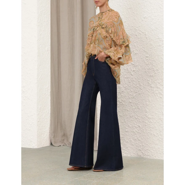 Elevate your elegance in this Zimmermann Tops available now at Luxury Shoes 