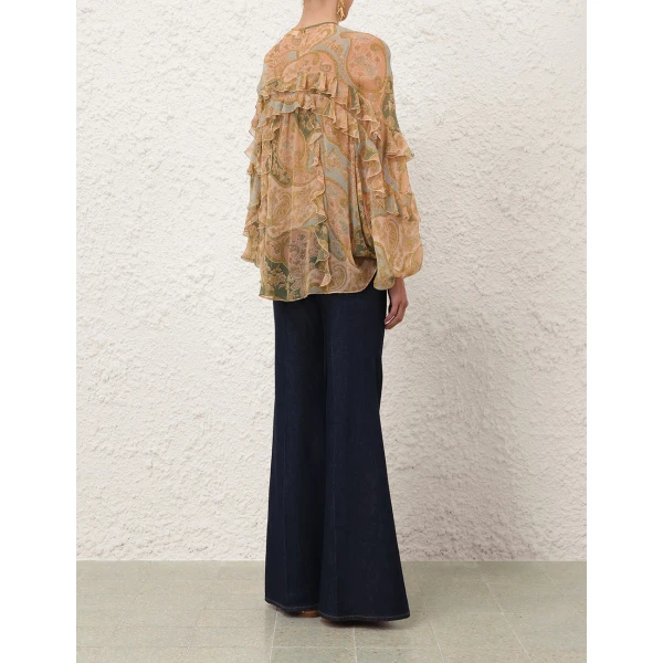 Elevate your elegance in this Zimmermann Tops available now at Luxury Shoes 