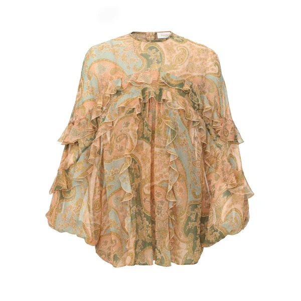 Elevate your elegance in this Zimmermann Tops available now at Luxury Shoes 
