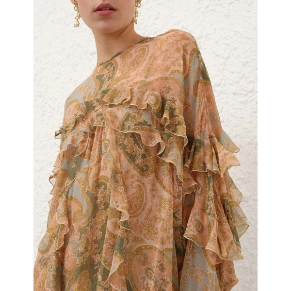 Elevate your elegance in this Zimmermann Dresses available now at Luxury Shoes 