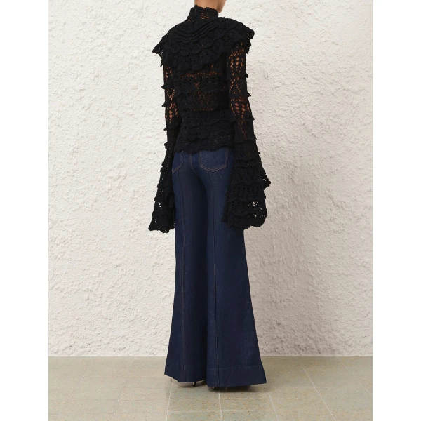 Elevate your elegance in this Zimmermann Knitwear available now at Luxury Shoes 