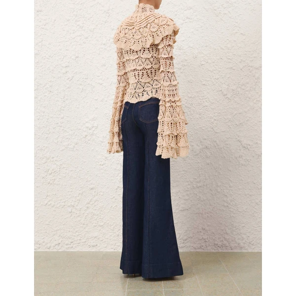 Elevate your elegance in this Zimmermann Knitwear available now at Luxury Shoes 