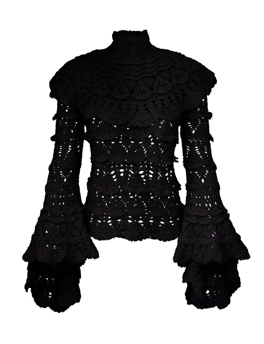 Zimmermann Luna Hand Crochet Sweater | Ready to Wear Collection Luxury Shoes Elevate your elegance in this Zimmermann Knitwear available now at Luxury Shoes