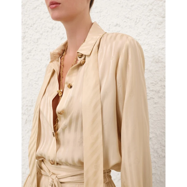 Elevate your elegance in this Zimmermann Tops available now at Luxury Shoes 