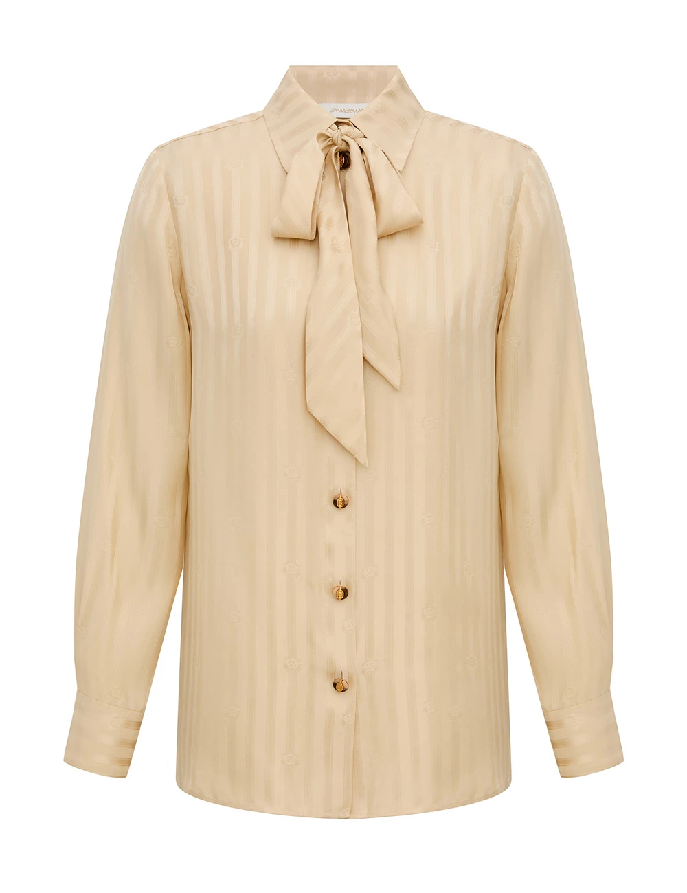 Zimmermann Luna Jacquard Relaxed Shirt | Ready to Wear Collection Luxury Shoes Elevate your elegance in this Zimmermann Tops available now at Luxury Shoes