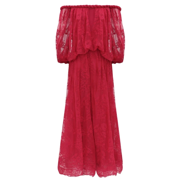 Zimmermann Luna Lace Billow Gown, view 6