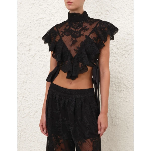 Elevate your elegance in this Zimmermann Tops available now at Luxury Shoes 