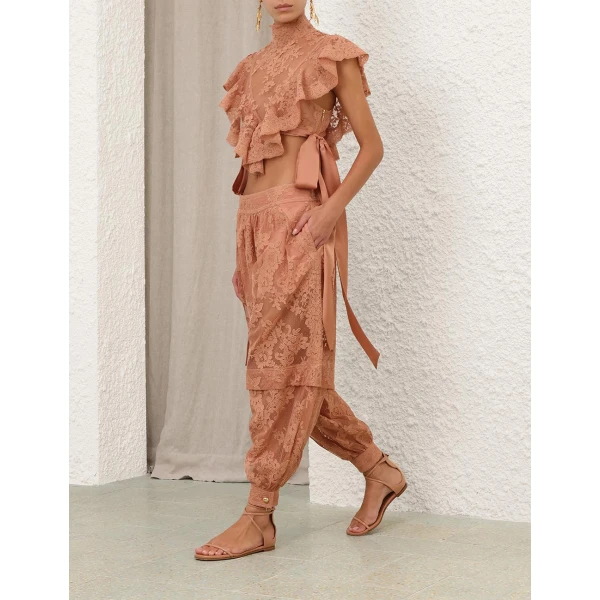 Elevate your elegance in this Zimmermann Tops available now at Luxury Shoes 