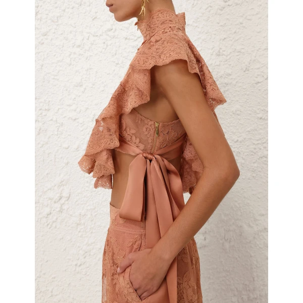 Elevate your elegance in this Zimmermann Tops available now at Luxury Shoes 