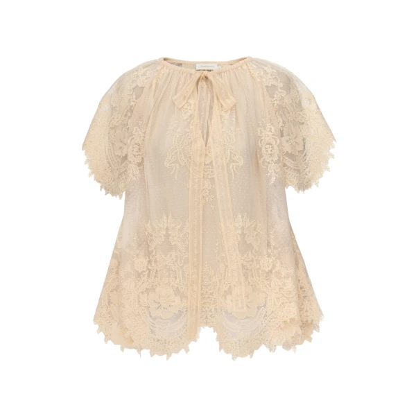 Elevate your elegance in this Zimmermann Tops available now at Luxury Shoes 