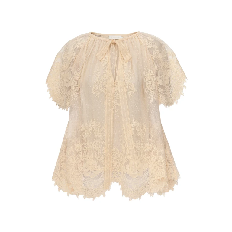Elevate your elegance in this Zimmermann Tops available now at Luxury Shoes 